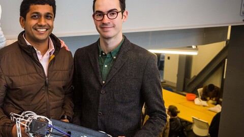 Inventors of highly responsive autonomous 4-leg robots