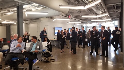 People gathered for Artificial Intelligence in Business Meetup