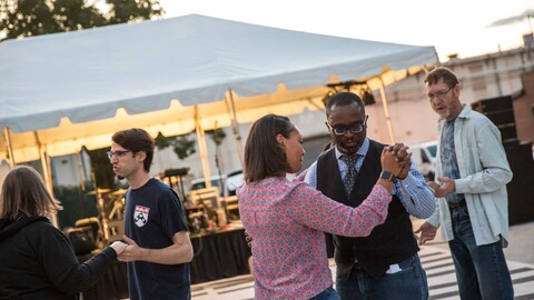 dancing zydeco at pennovation