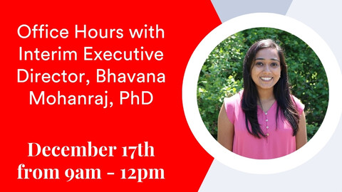 PCI Ventures Office Hours with Interim Executive Director Bhavana Mohanraj, PhD