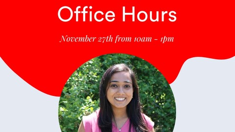 PCIV Office Hours on November 27th