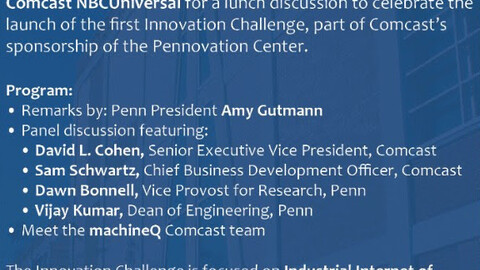 Comcast @ the Pennovation Center Header Image