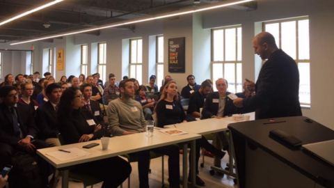 Diamond Challenge Philadelphia Talking with Students