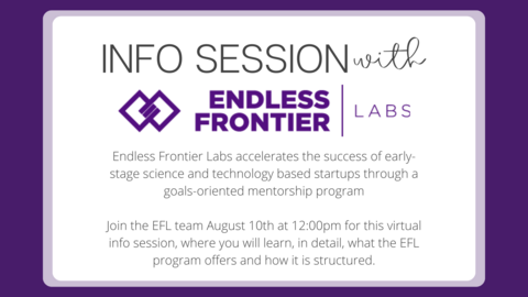 Info Session with EFL August 10th at 12pm