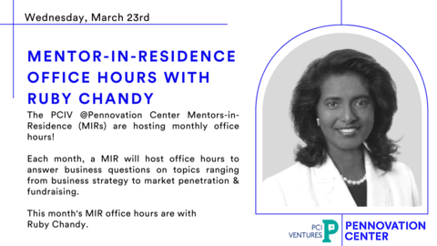 March office hours with Ruby Chandy