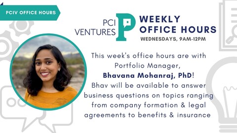 PCIV Office Hours with Bhavana Mohanraj - Photo of Bhavana
