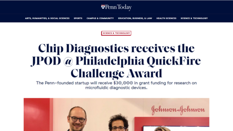 Chip Dx wins Quickfire Challenge