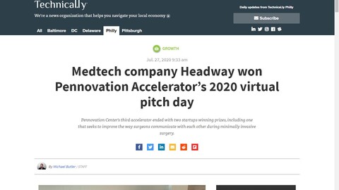 clip of technical ly philly article