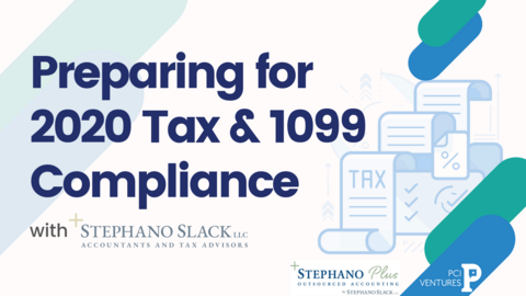 Preparing for 2020 Tax 1099 Compliance w. Stephano Slack
