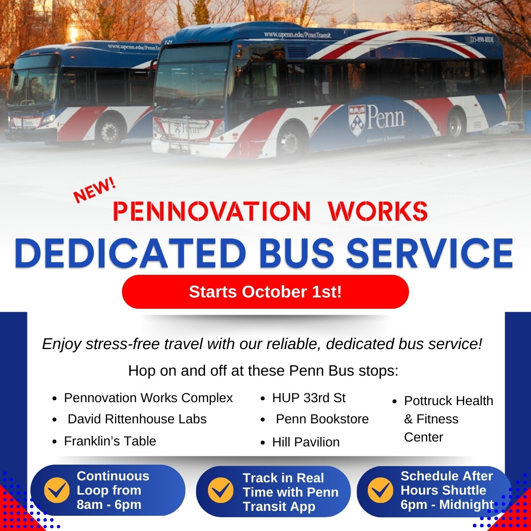 Flyer with new dedicated bus service information