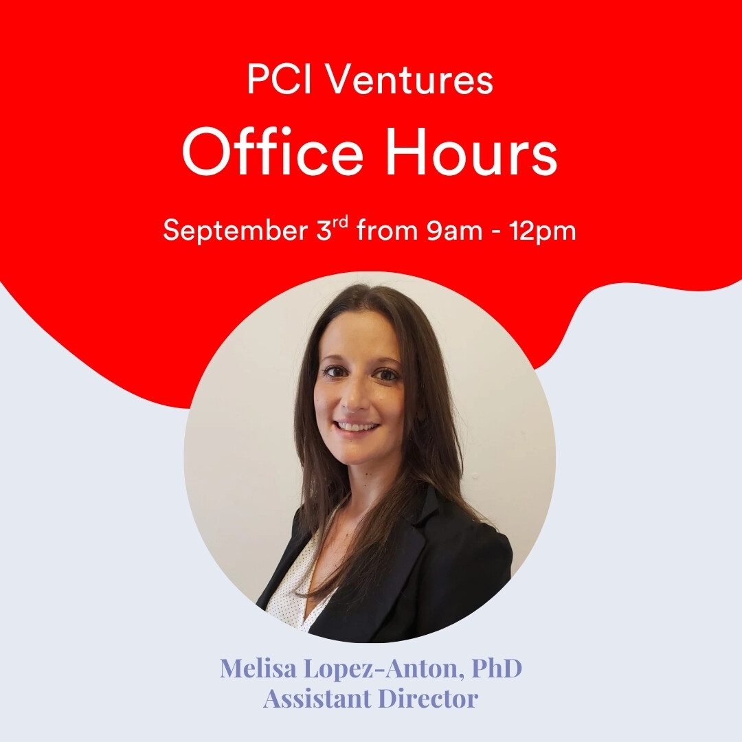 PCI Ventures Office Hours with Assistant Director Dr. Melisa Lopez-Anton