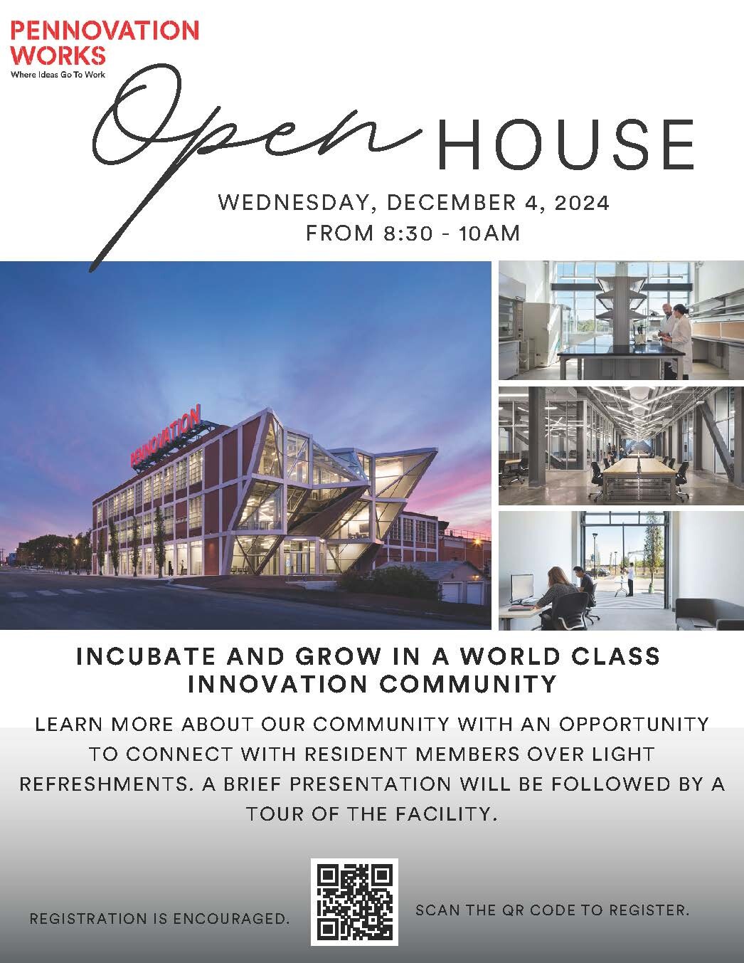 Pennovation Works December Open House