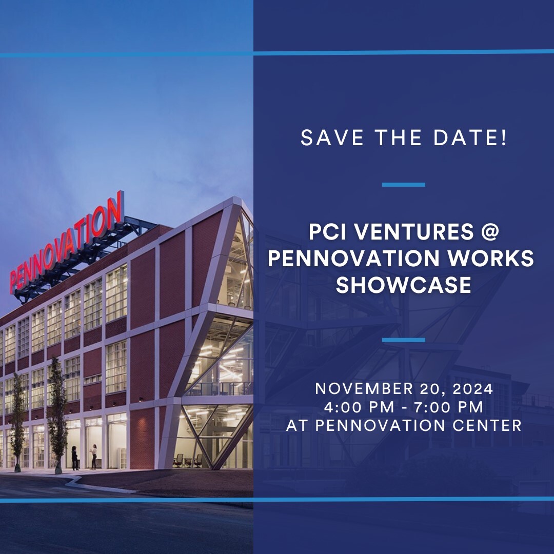 Save the Date for the PCIV Showcase at the Pennovation Center