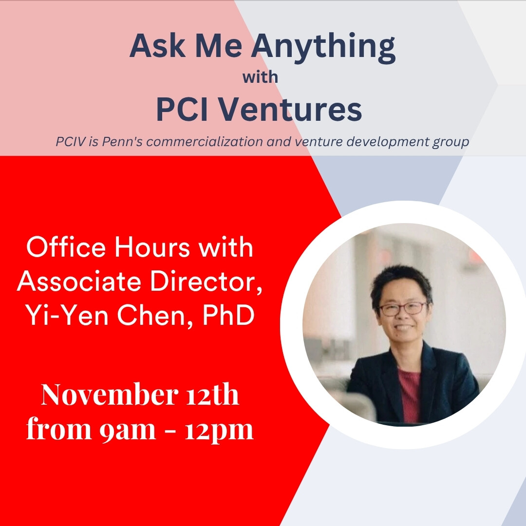 PCIV Office Hours with Yi-Yen Chen, PhD