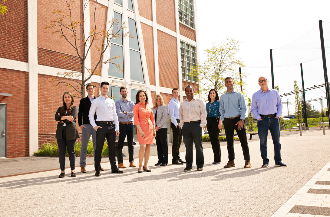 Interius team outside Pennovation building