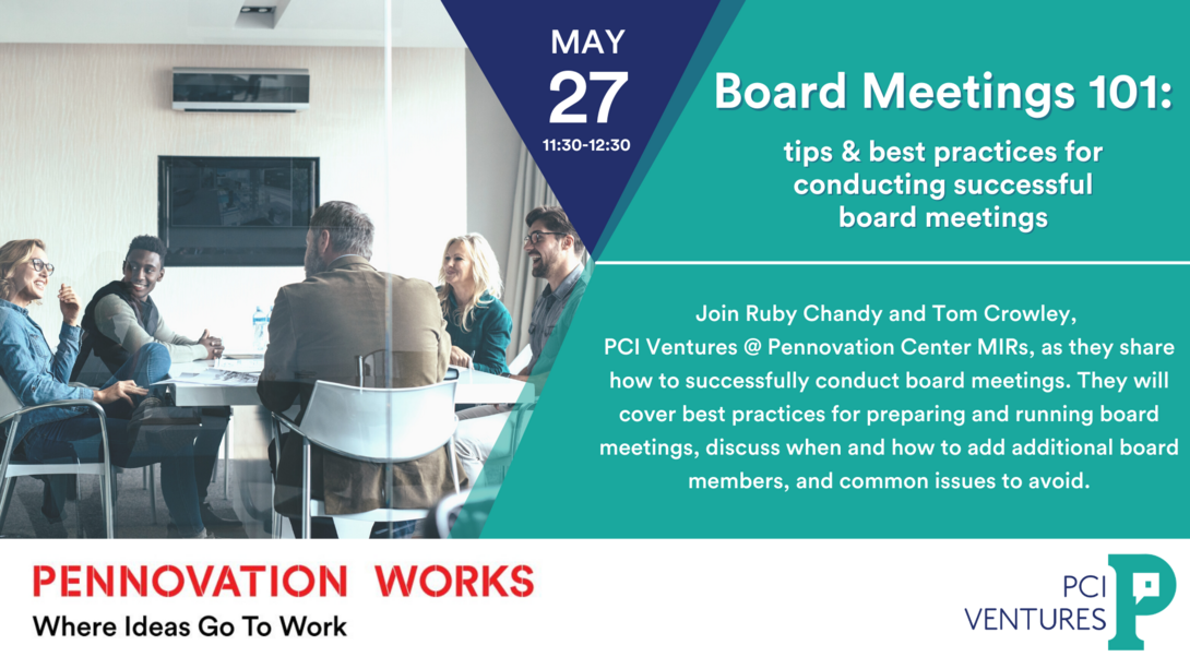 Board Meetings 101 :tips & best practices for conducting successful board meetings
