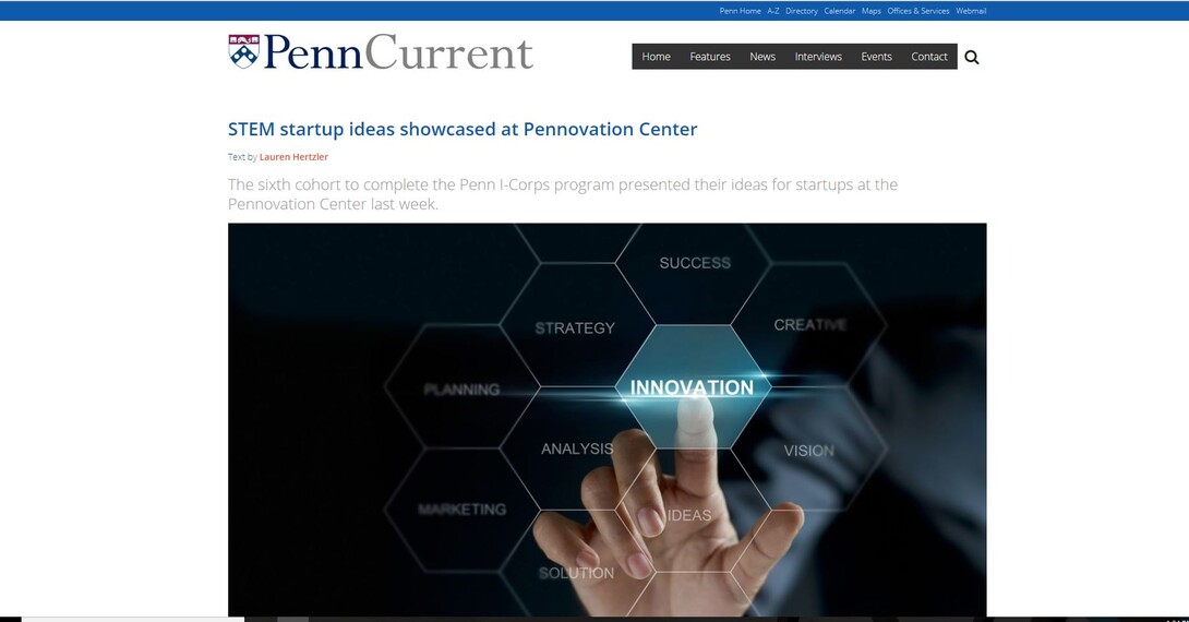 screen shot penn current