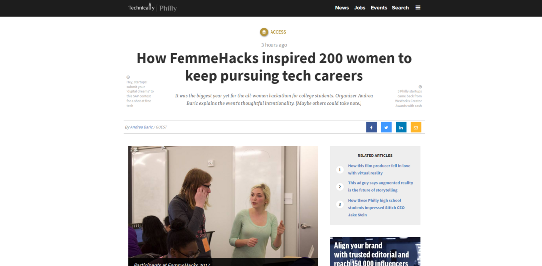 technically philly femmehacks screenshot