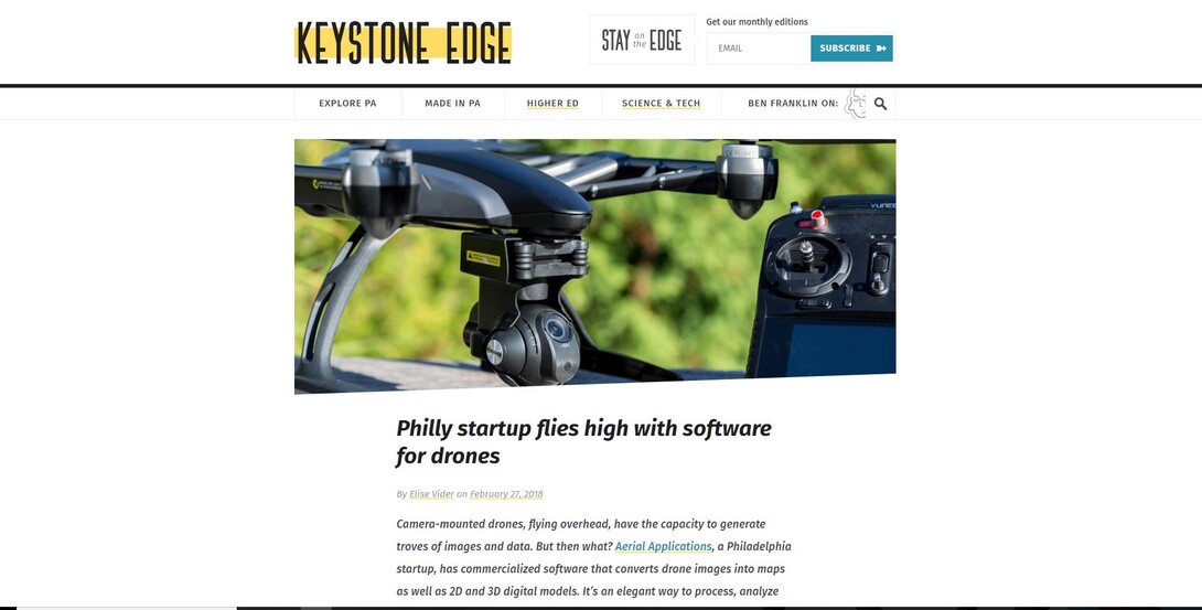 screen shot keystone edge