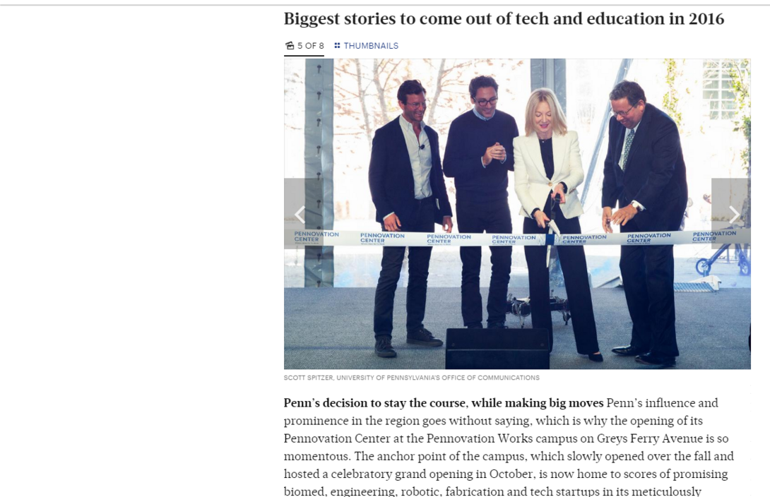 PBJ Tech & Education 2016 article screenshot