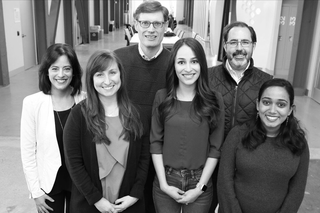 Black and white photo of PCIV team 2020