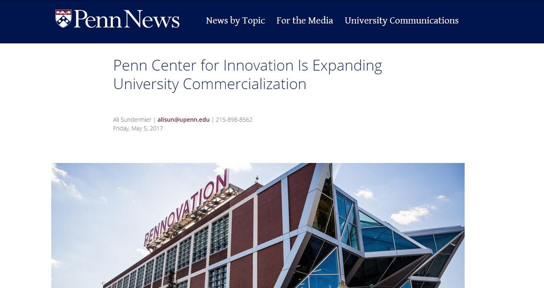 screen shot penn news