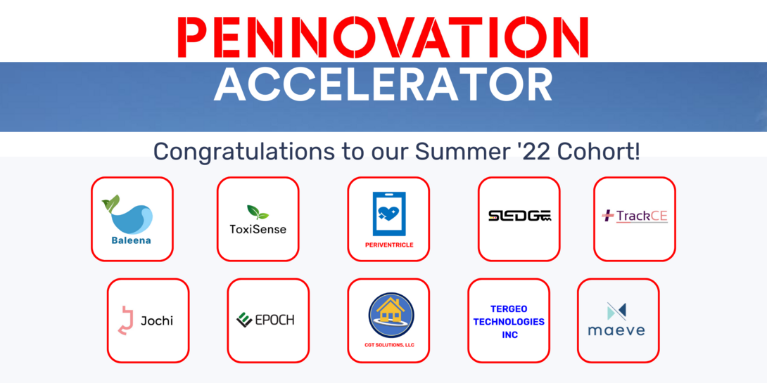 Pennovation Accelerator cohort 2022