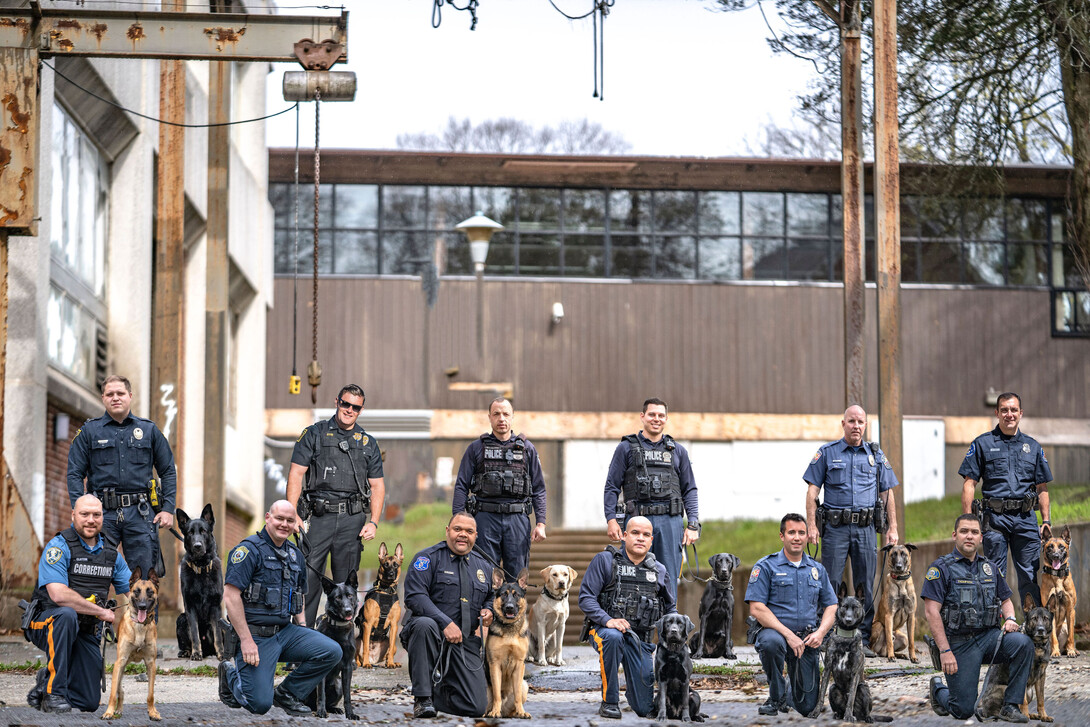 Class #8 of the PVWDC Scent Detector School at the Pennovation Center graduation ceremony