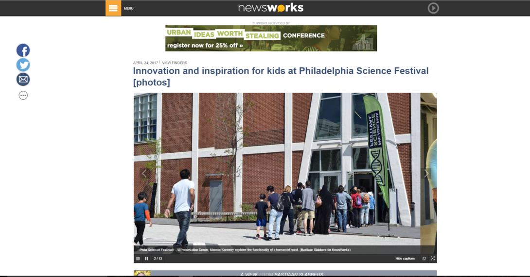 screen shot newsworks
