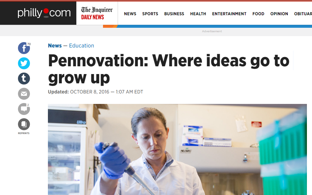Phila Inquirer ideas grow up screenshot