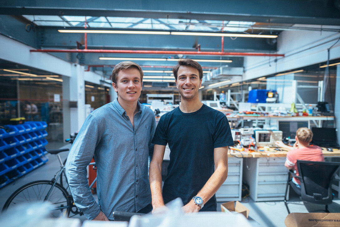 Photo of co-founders of IQ Motion Control